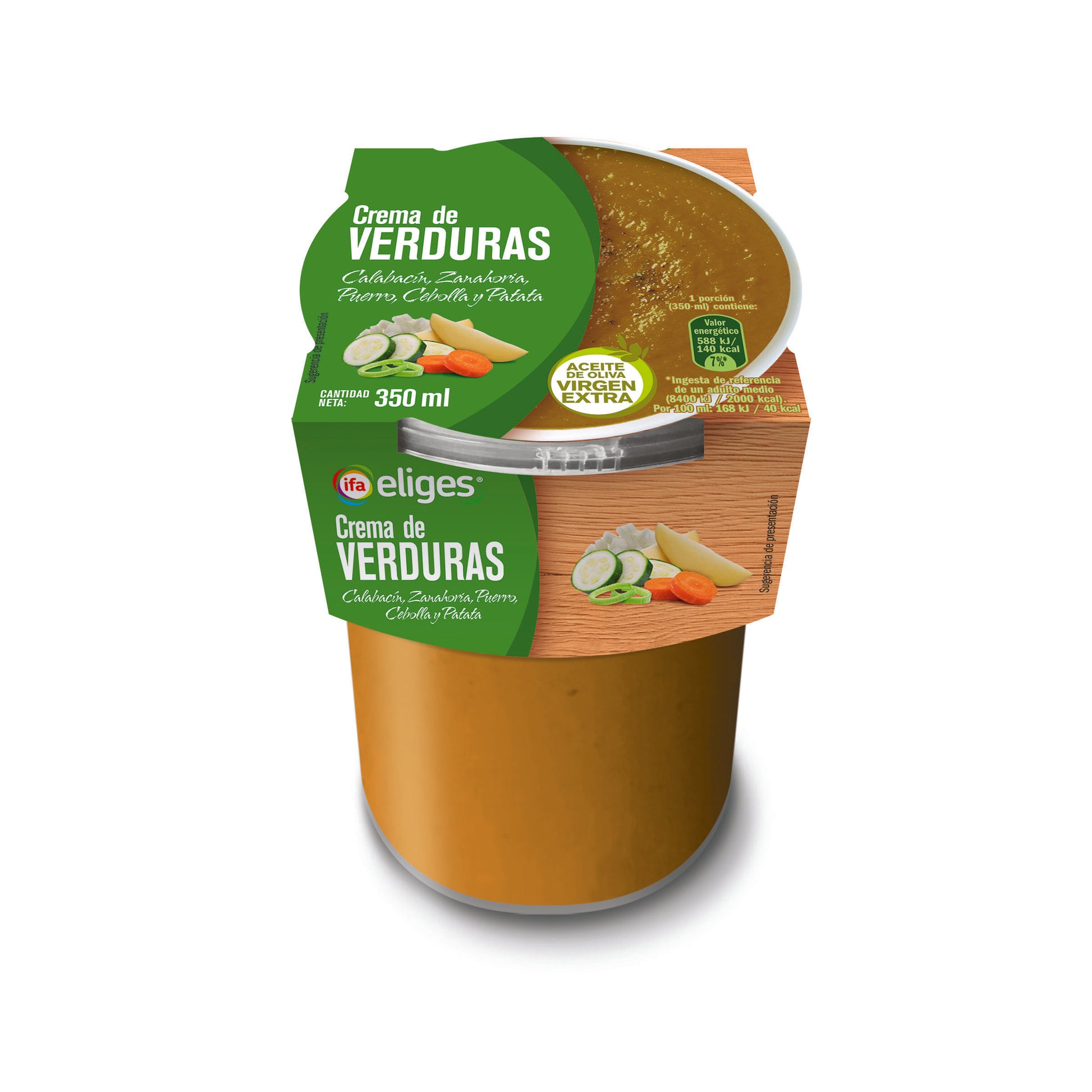 Crema verduras refrigerada Ifa eliges 350ml