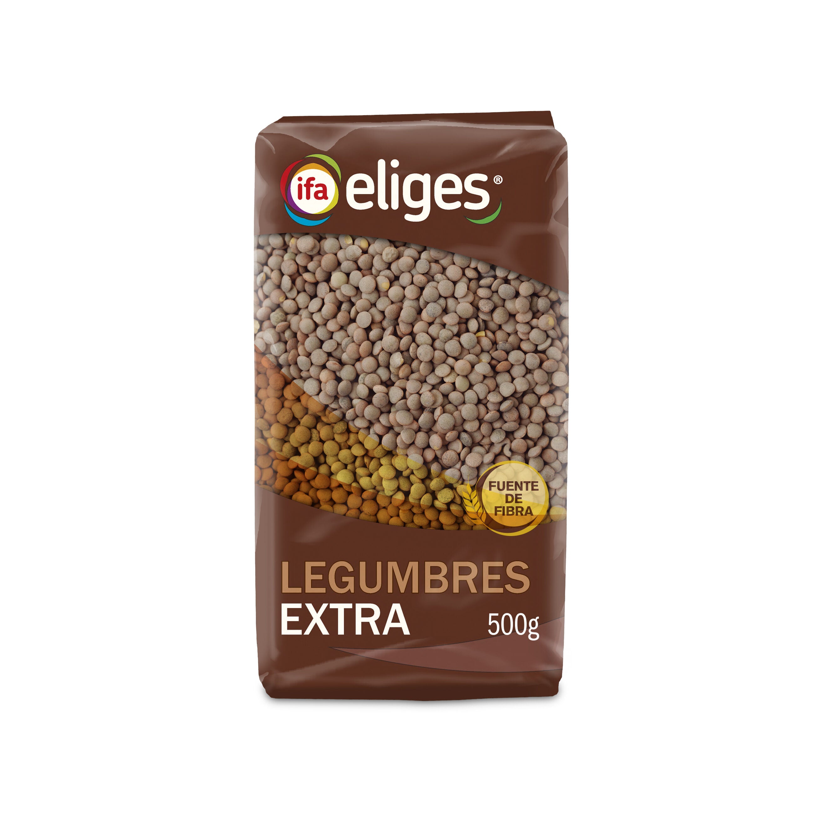 Lenteja parda extra bolsa Ifa eliges 500g