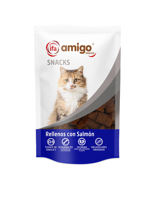 Snacks gato relleno c/salmon Ifa amigo 70g La Despensa