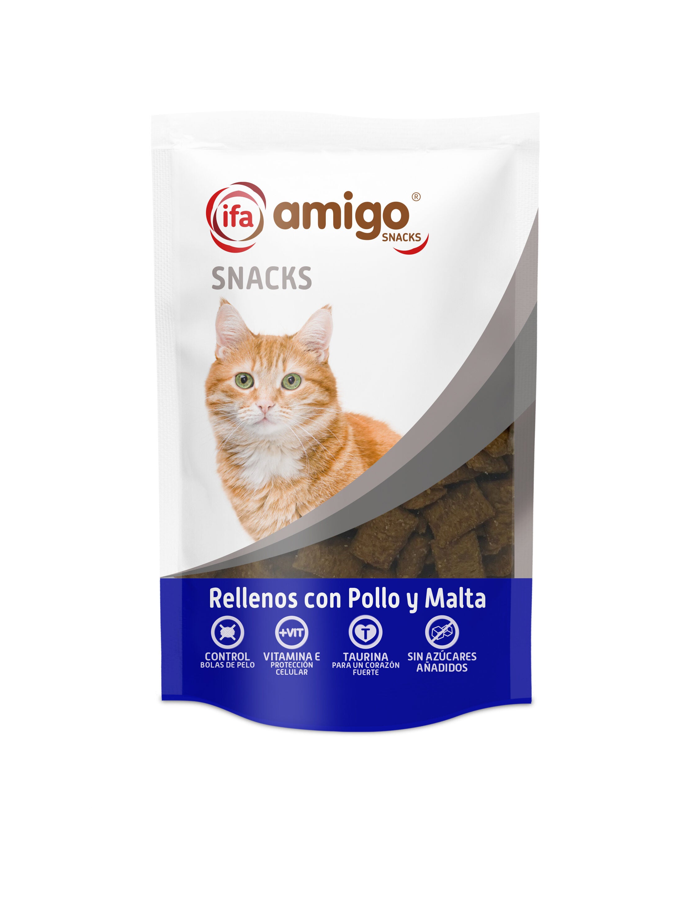 Snacks gato relleno c/pollo Ifa amigo 70g