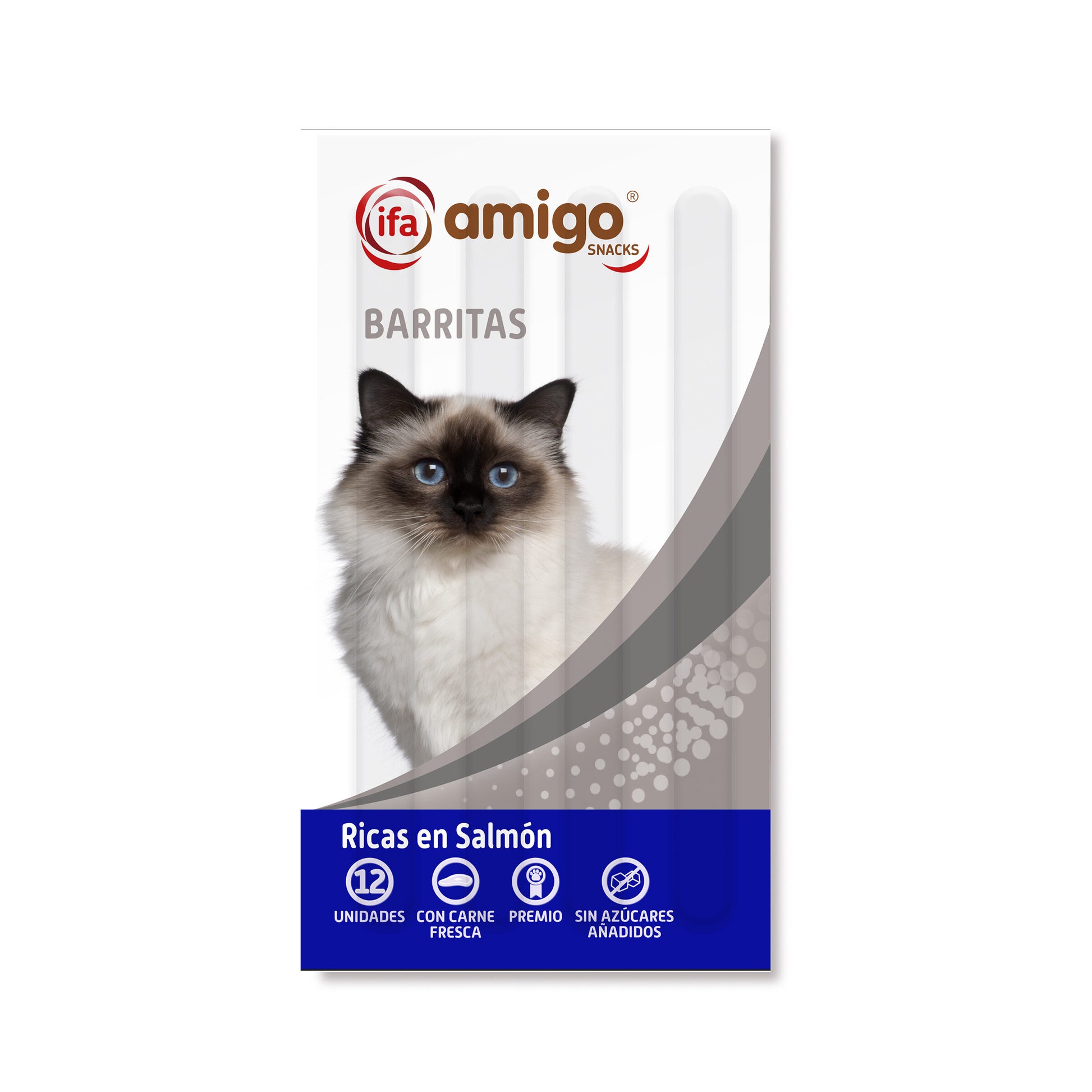 Snacks gato barrita salmón Ifa amigo 60g