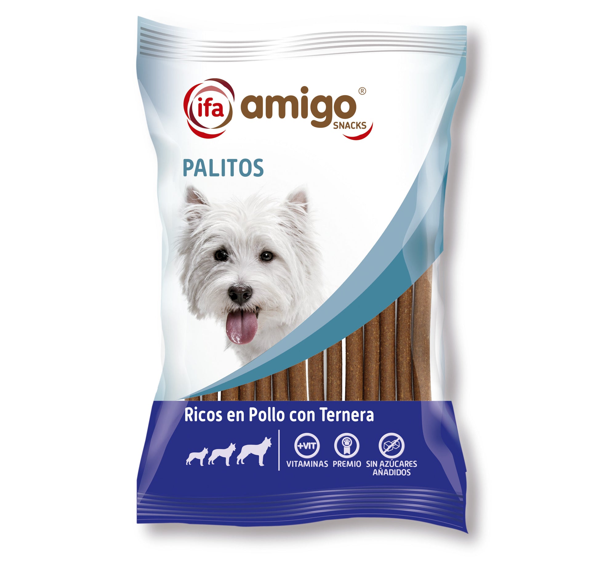 Snacks perro palitos poll/tern Ifa amigo 200g
