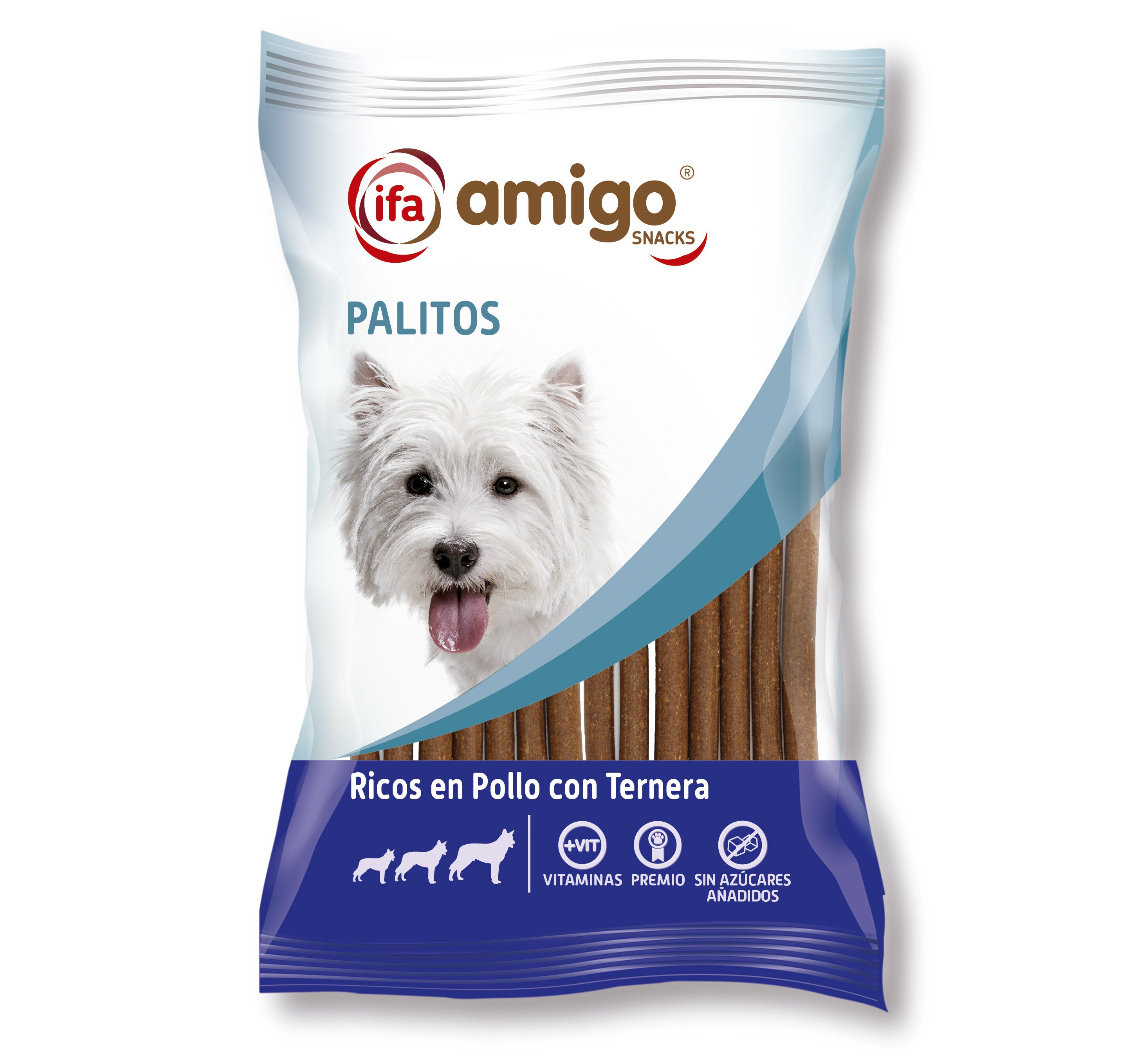 Snacks perro palitos poll/tern Ifa amigo 200g