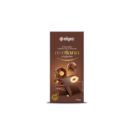 Chocolate relleno crema avellana crujiente Ifa eliges 100g La Despensa