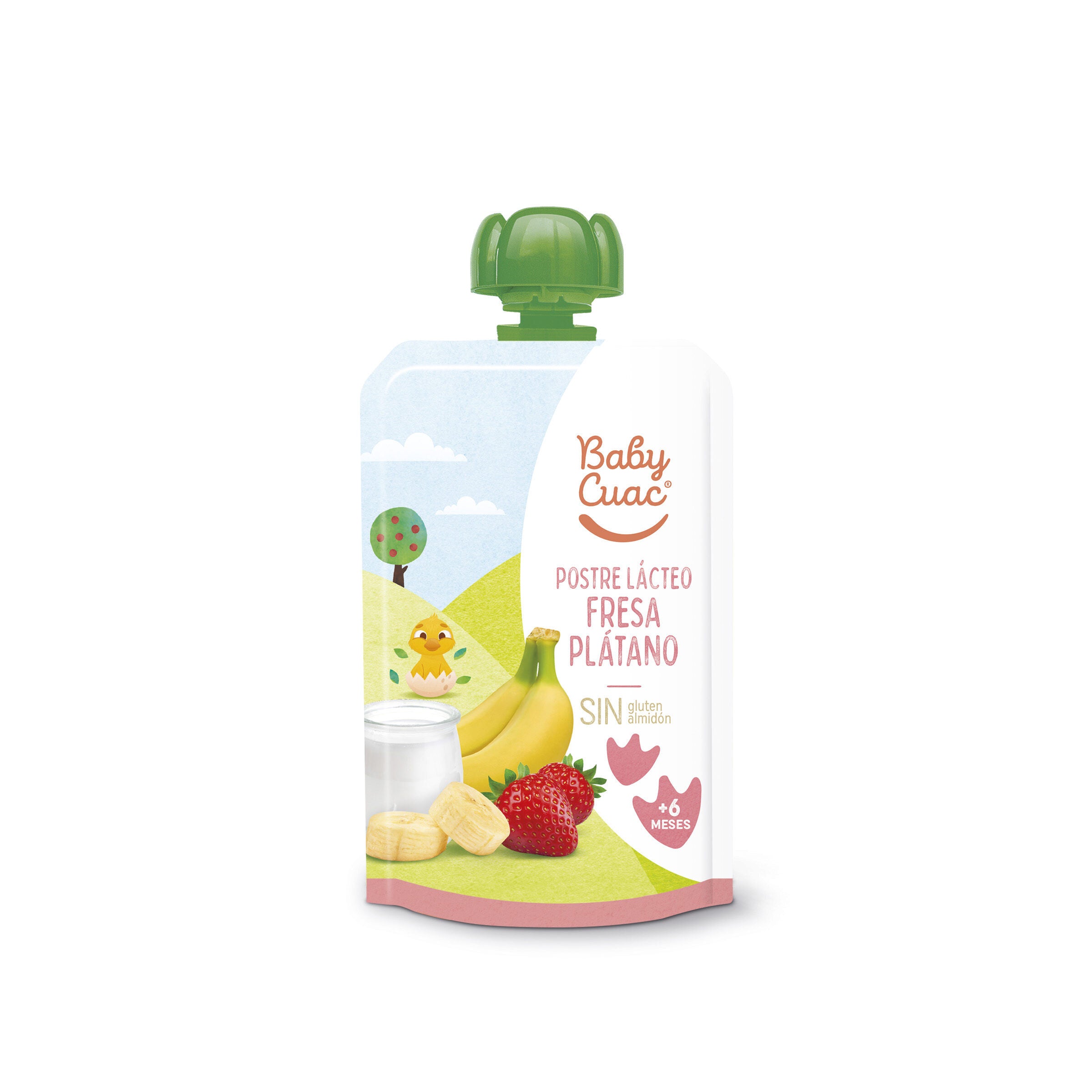 Yogur liquido fresa platano Baby cuac 100g