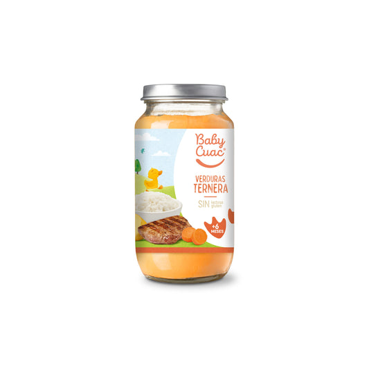 Potito verdura con ternera Baby cuac 250g La Despensa