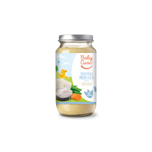 Potito pescado verduras con merluza Baby cuac 250g La Despensa