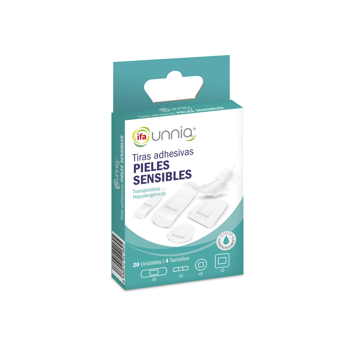Apósitos pieles sensibles Ifa unnia 20u
