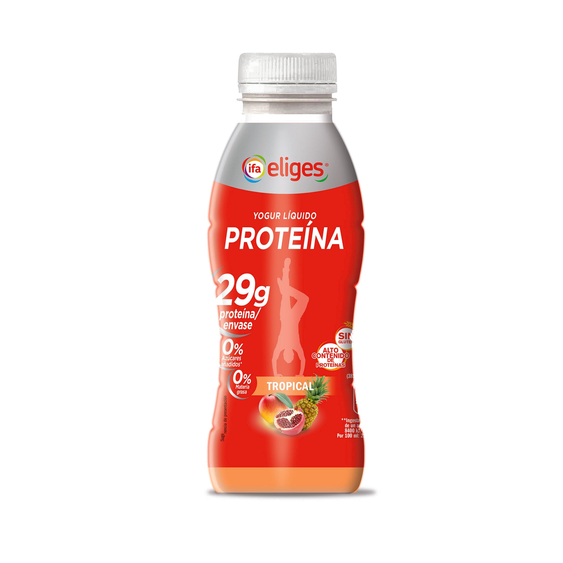 Yogur liquido tropical proteinas Ifa eliges 400g