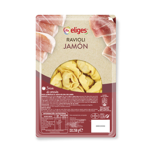 Ravioli jamon Ifa eliges 250g La Despensa