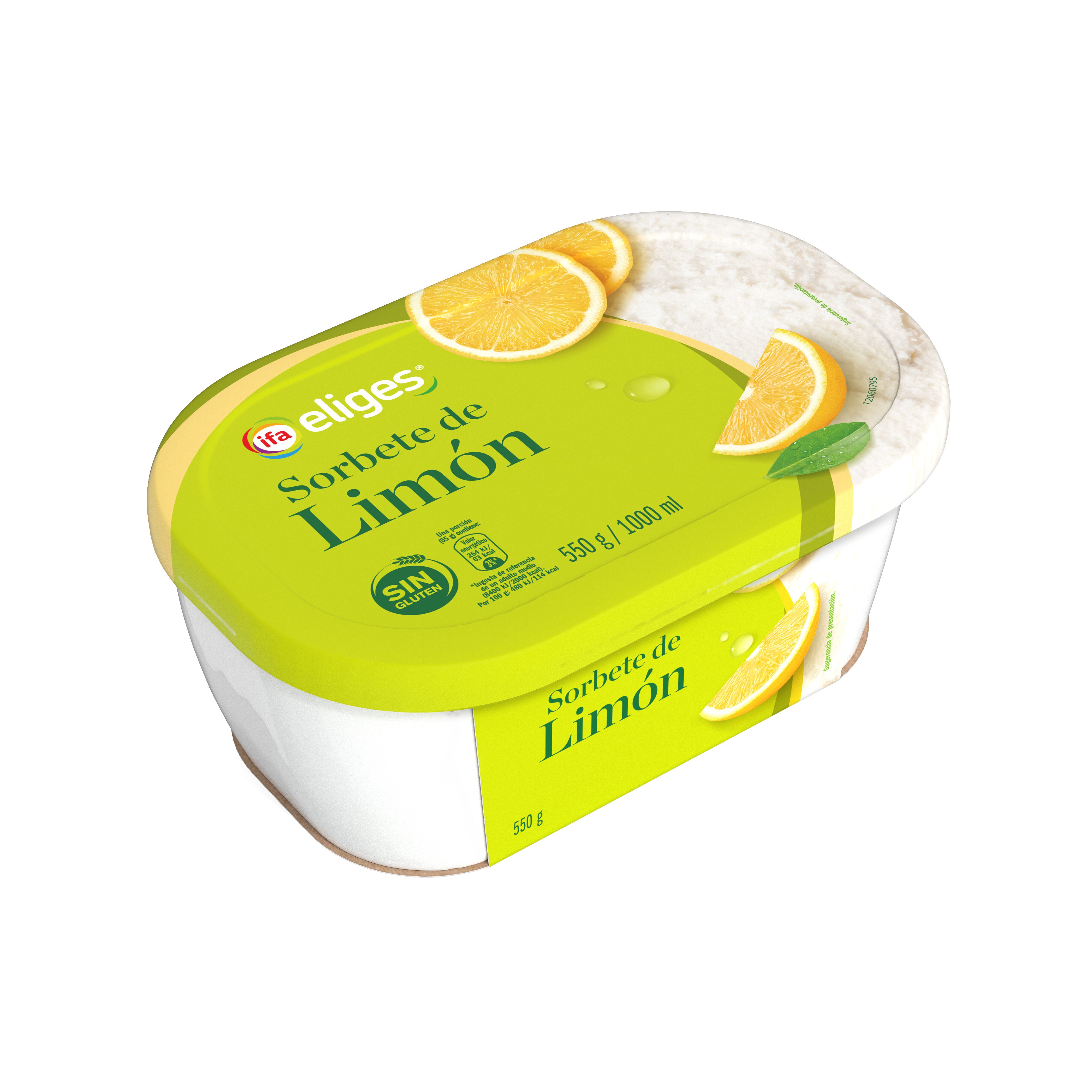 Sorbete tarrina limón Ifa eliges 1l