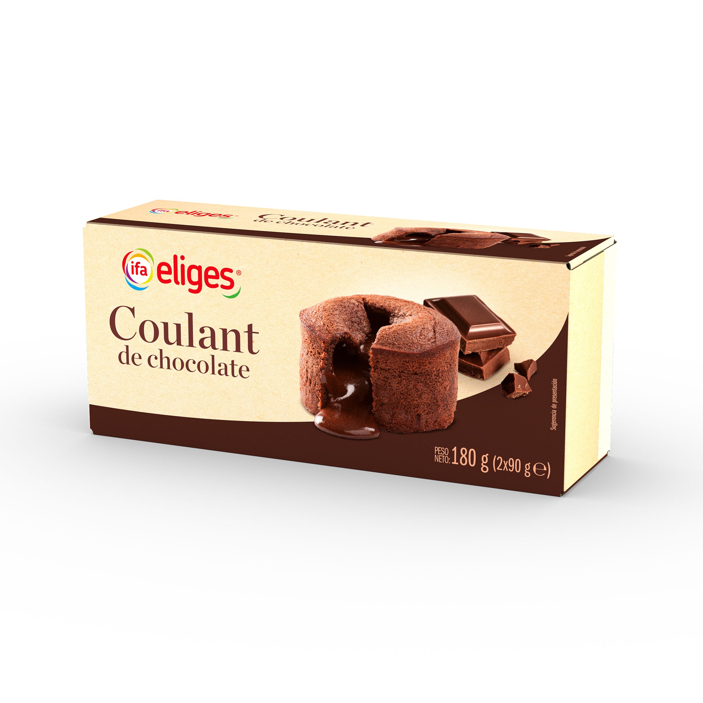 Coulant de chocolate Ifa eliges p2 90g/u