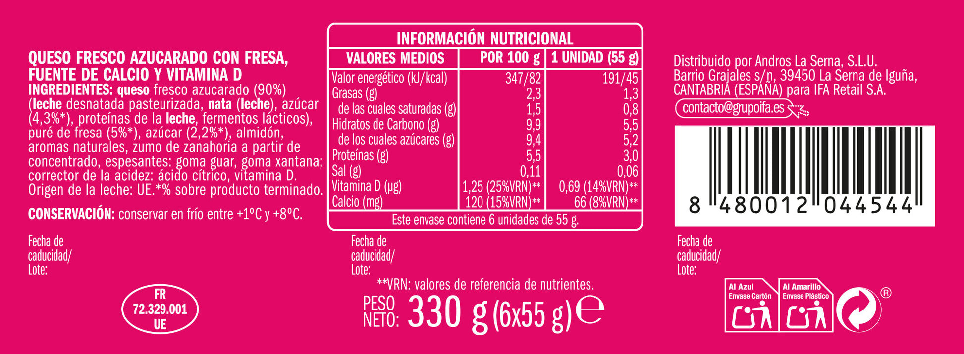 Petit fresa solido Ifa eliges p6 55g/u