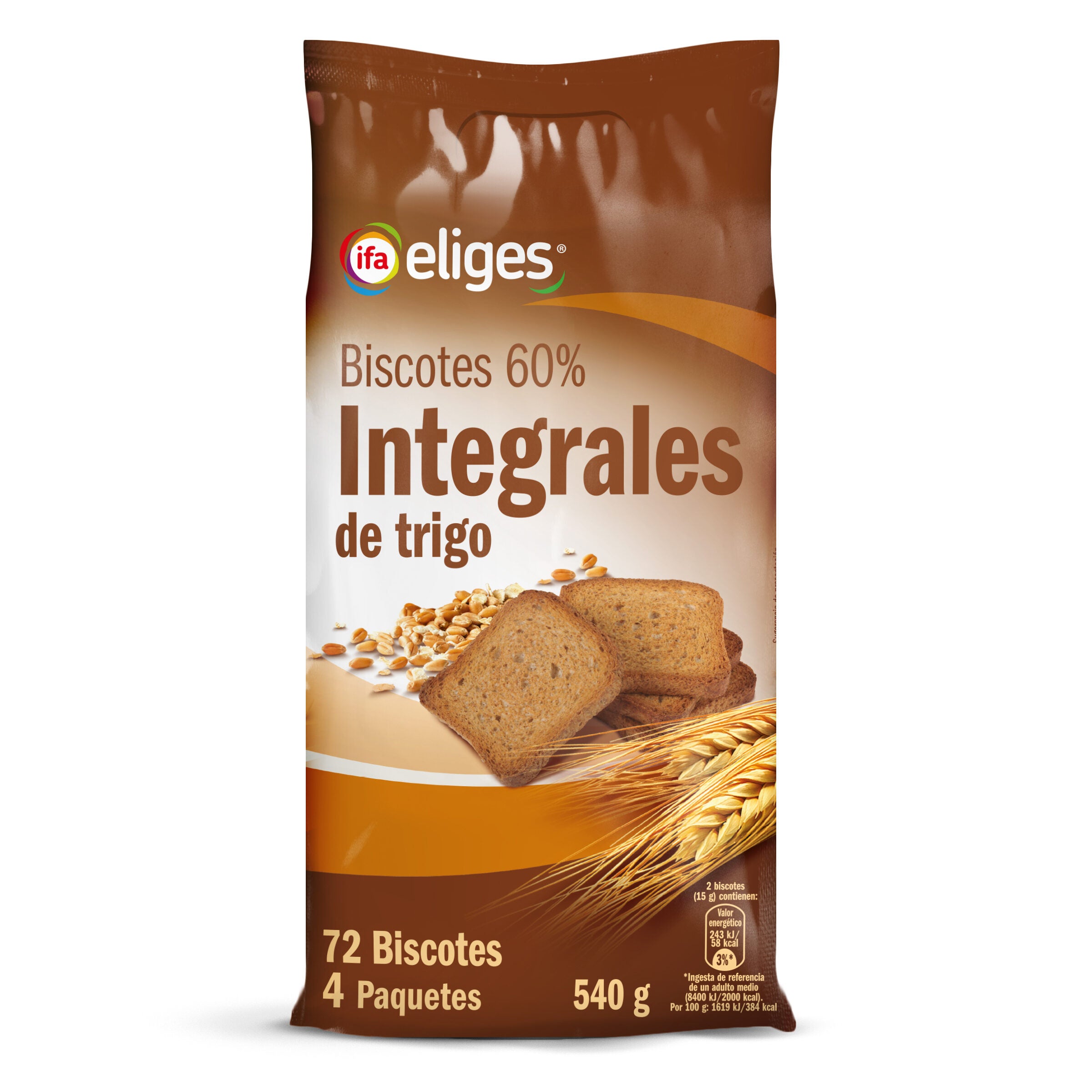 Biscote integral Ifa eliges 72 r 540g