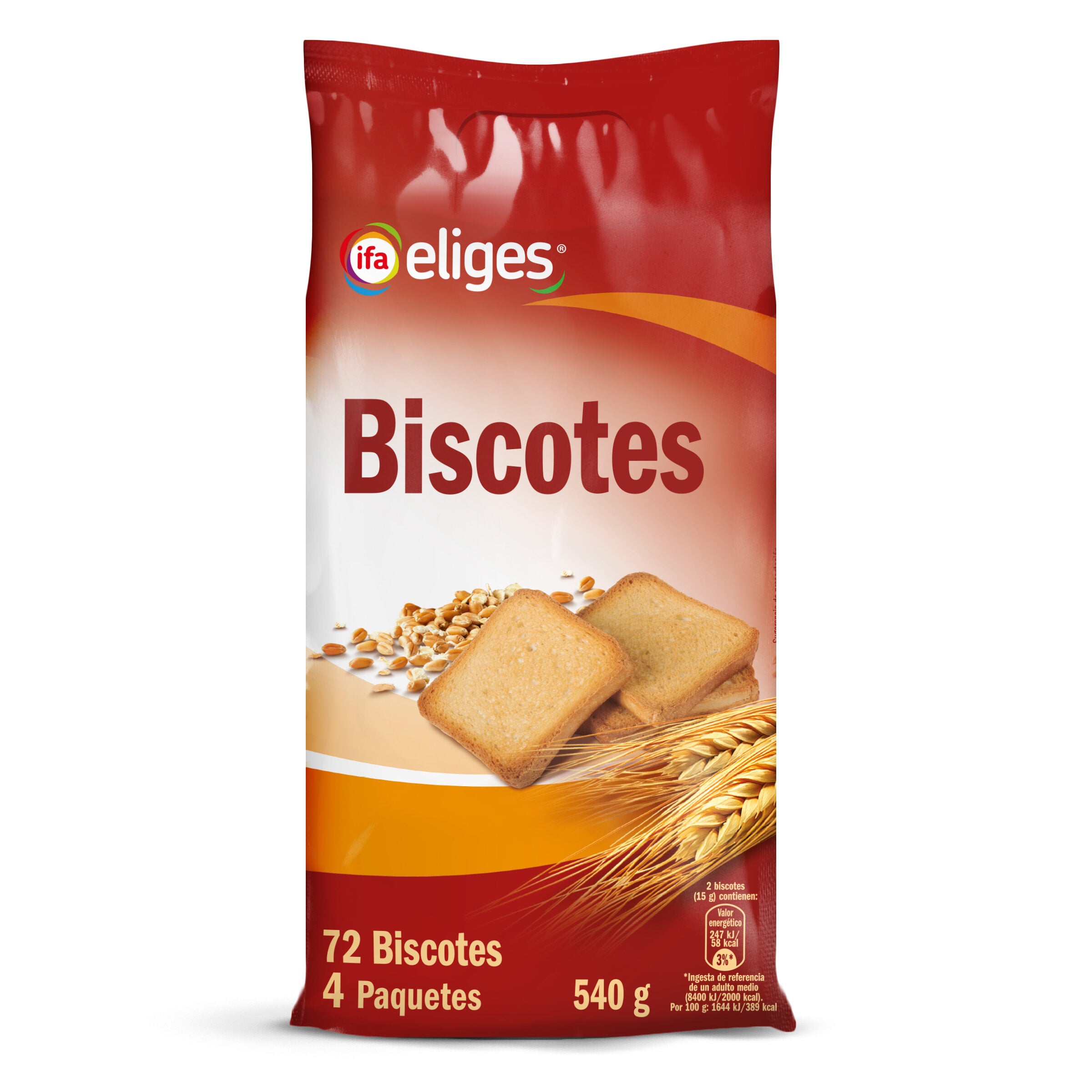 Biscote blanco tradicional Ifa eliges 72r 540g