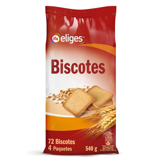 Biscote blanco tradicional Ifa eliges 72r 540g La Despensa
