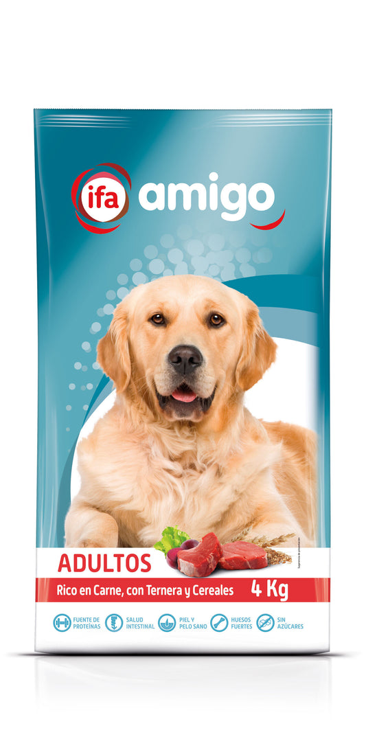 Comida seca  perro ternera/cereal adulto Ifa amigo 4kg La Despensa