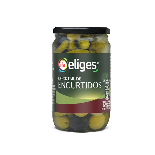 Cocktail encurtidos cristal Ifa eliges 370g escurr La Despensa