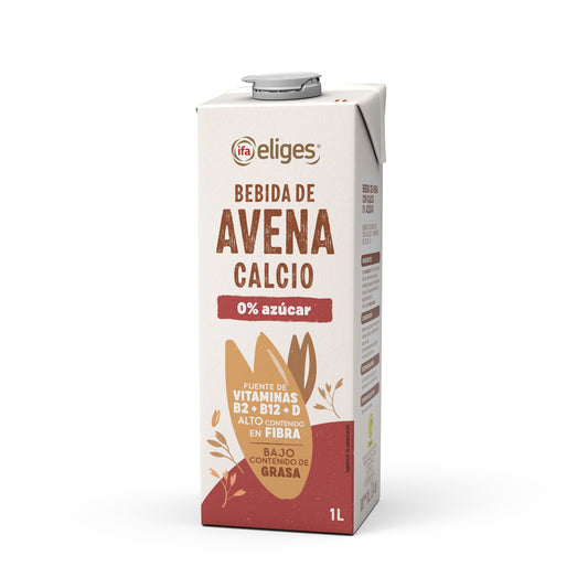 Bebida  vegetal avena c/calcio s/azucar Ifa eliges 1l La Despensa