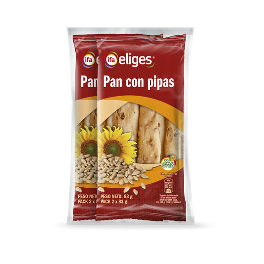 Pan pipas Ifa eliges p2 83g/u La Despensa