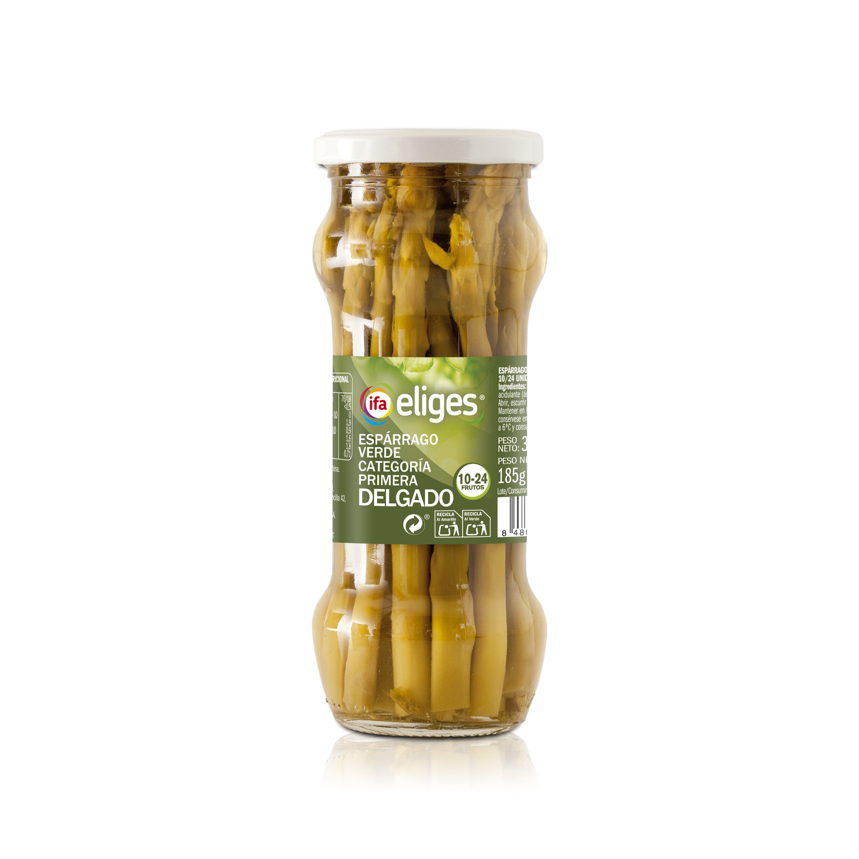 Espárrago verde cristal Ifa eliges 190g escurr