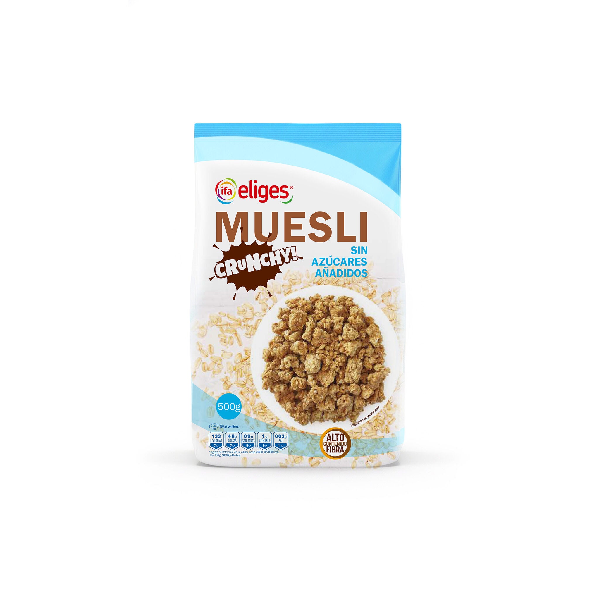 Cereal muesli crujiente s/azucar Ifa eliges 500g