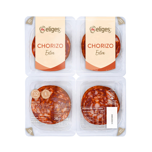 Chorizo Extra Ifa Eliges P4 60g/u La Despensa