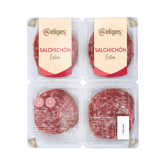 Salchichon Extra lonchas Ifa eliges p4 60g/u La Despensa