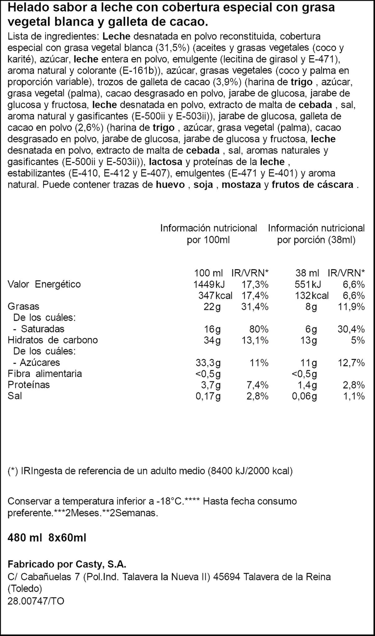 Bombon mini cookies&cream Ifa eliges p8 60ml/u