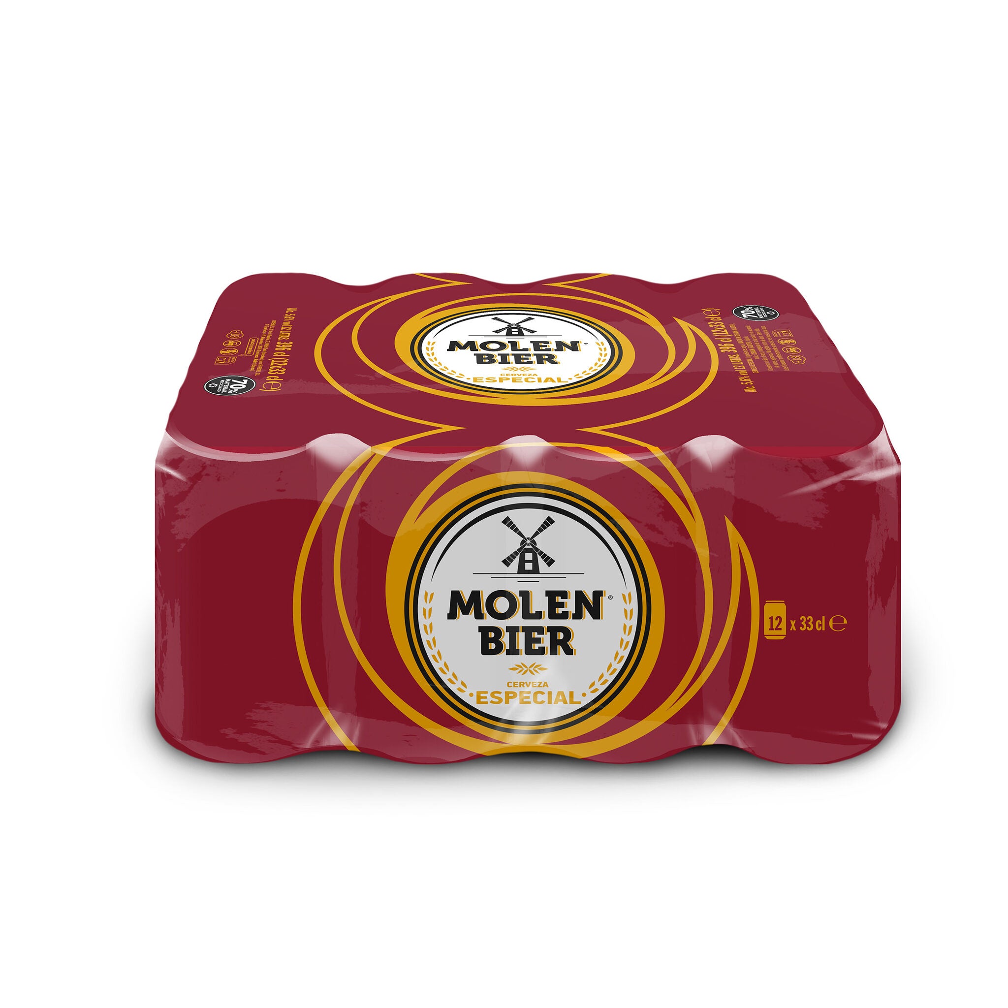 Cerveza especial rubia lata Molen bier 330ml/u