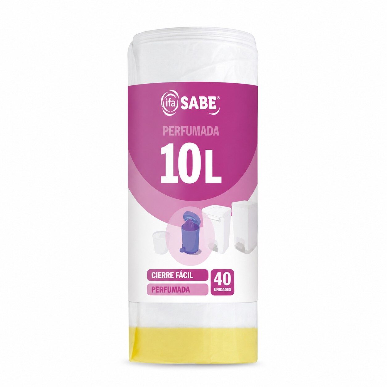 Bolsas basura perfumadas mini 10l Ifa sabe 40u