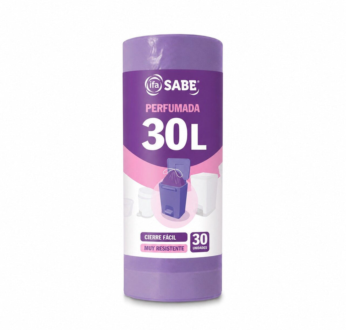 Bolsas  basura perfumada 30l Ifa sabe 30u