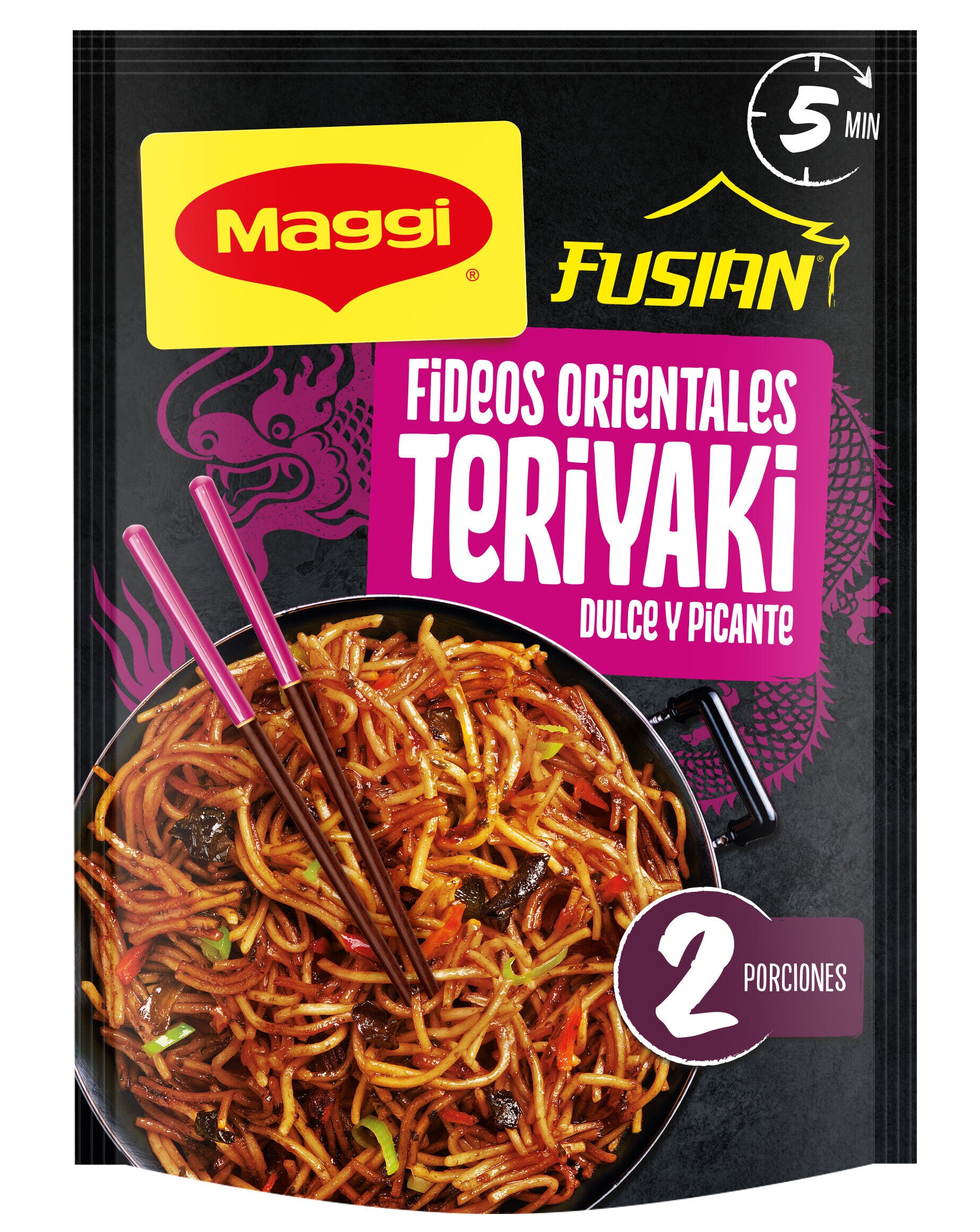 Pasta oriental fusian teriyaki Maggi 130g