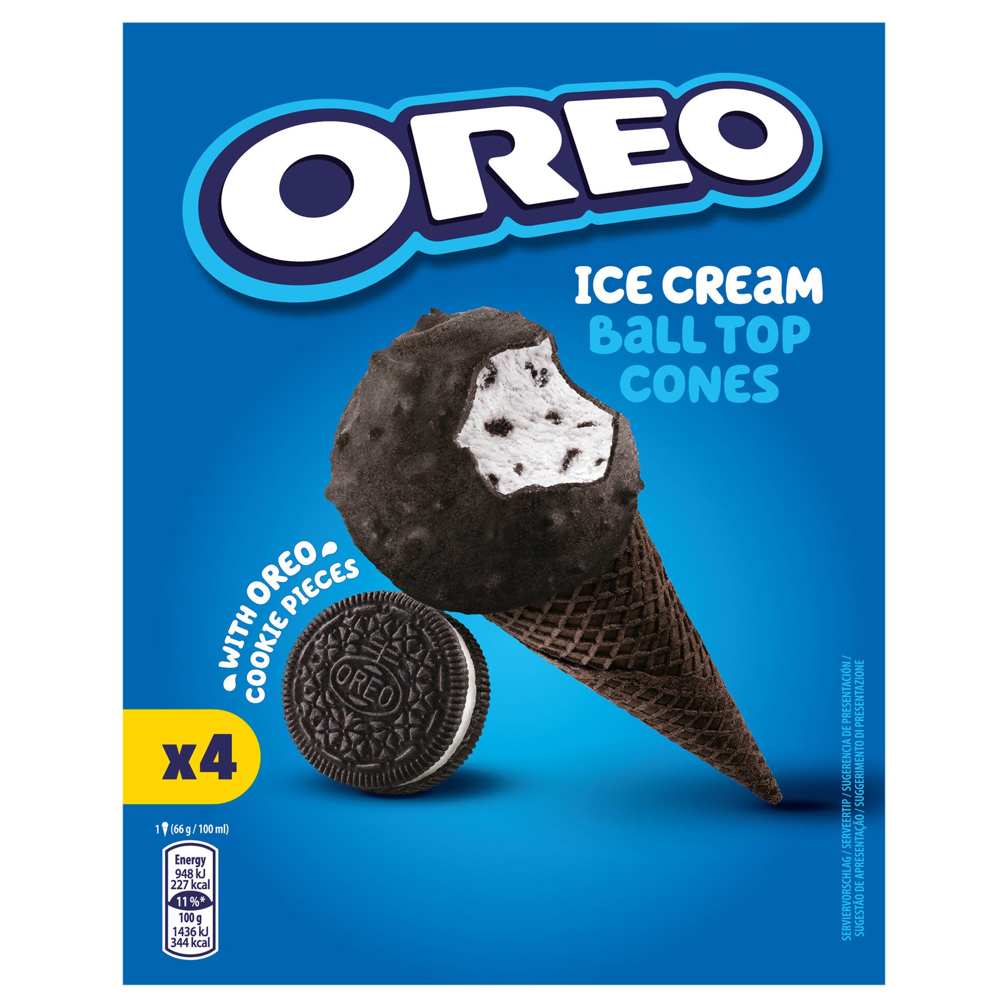 Cono bola Oreo p4 100ml/u