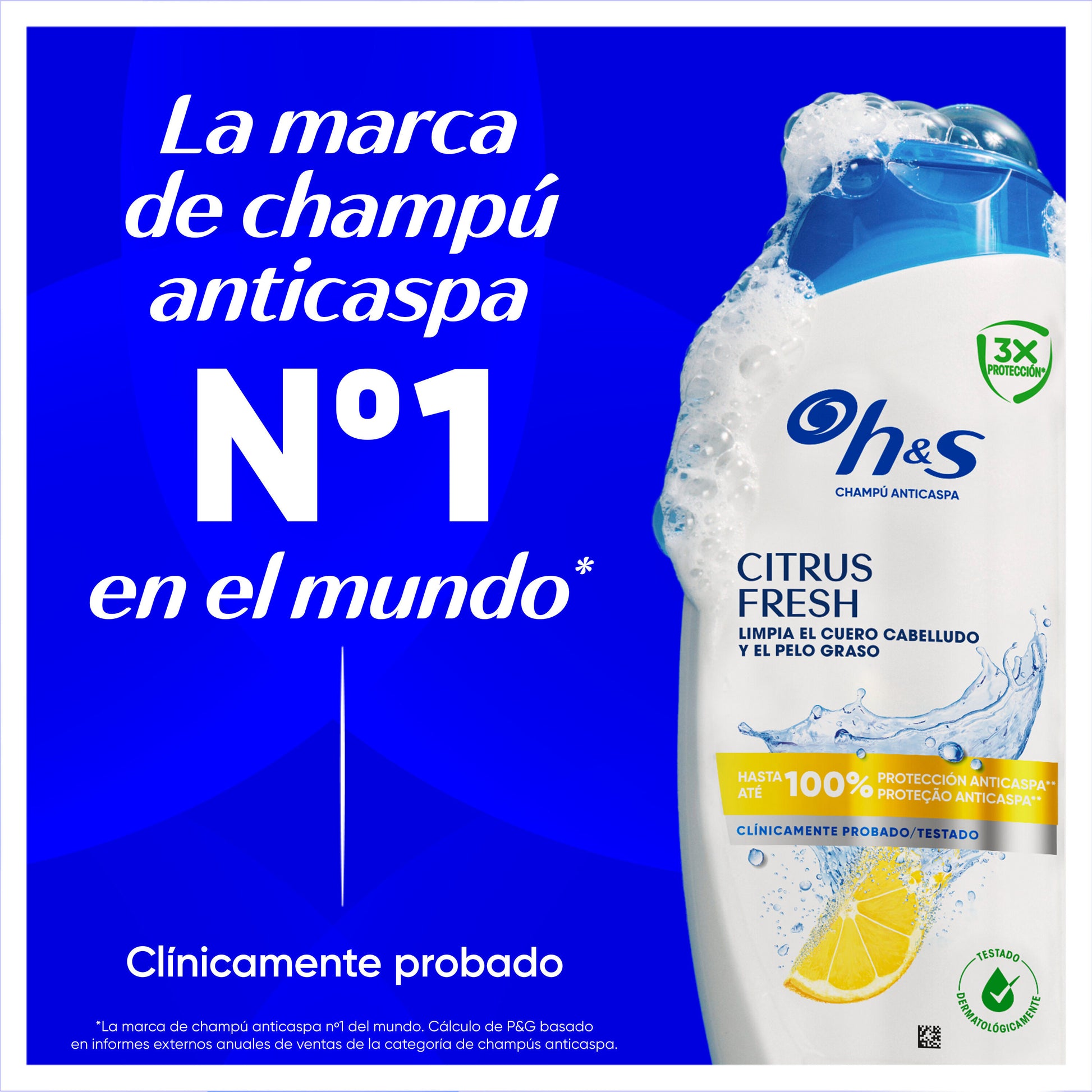 Champú anticaspa clasico citrus H&S 800ml