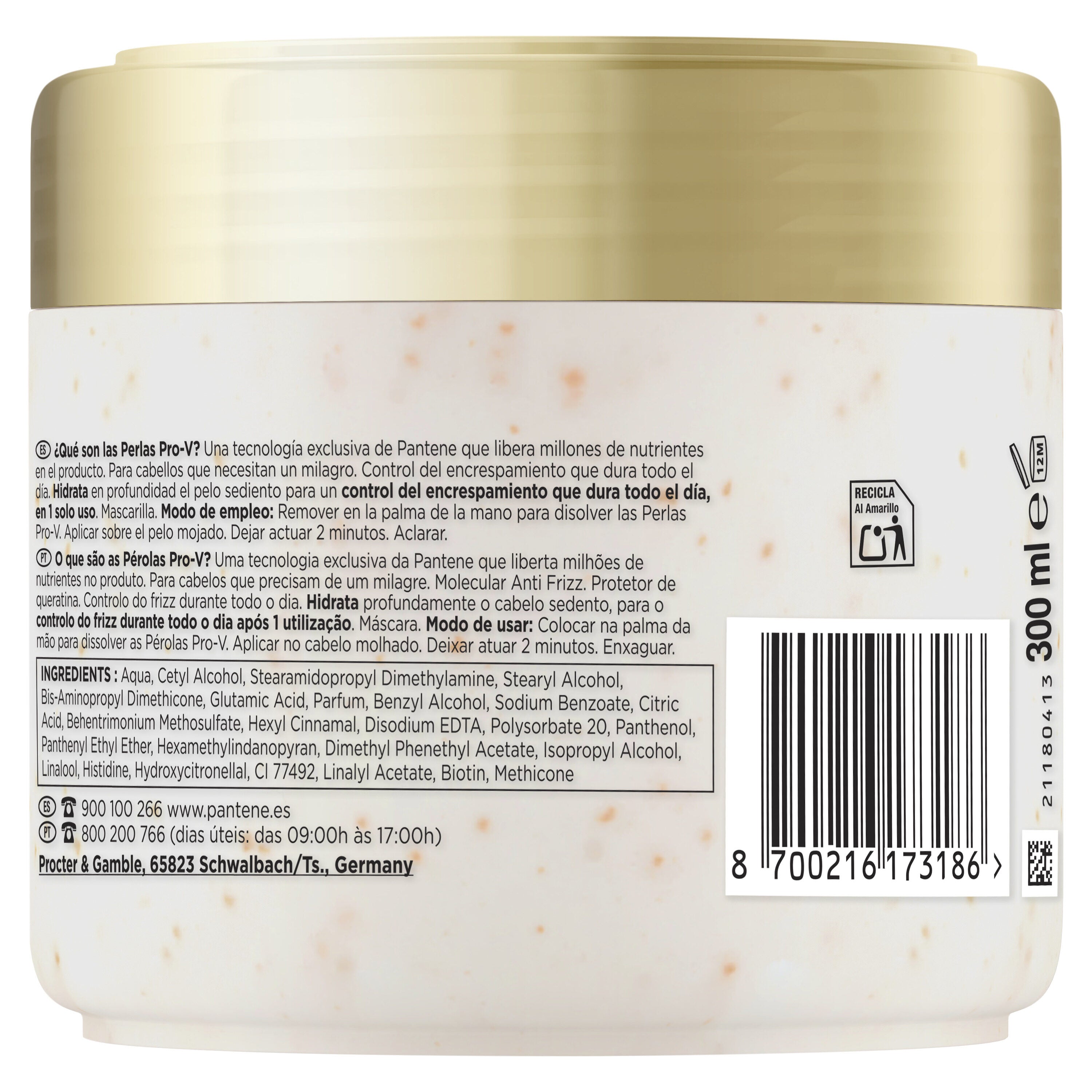 Mascarilla pro-v cactus Pantene 300ml