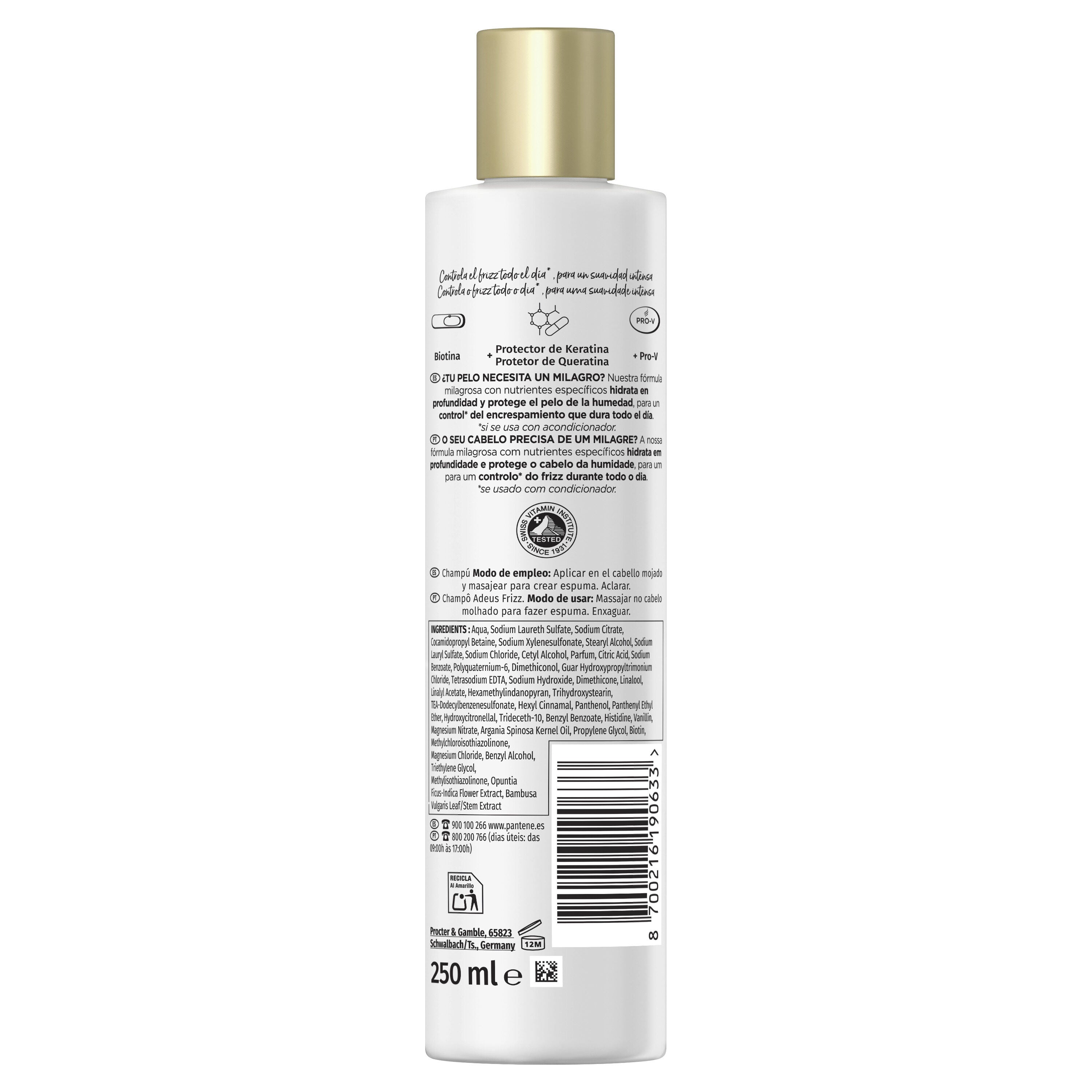 Champú prov miracle cactus Pantene 250ml
