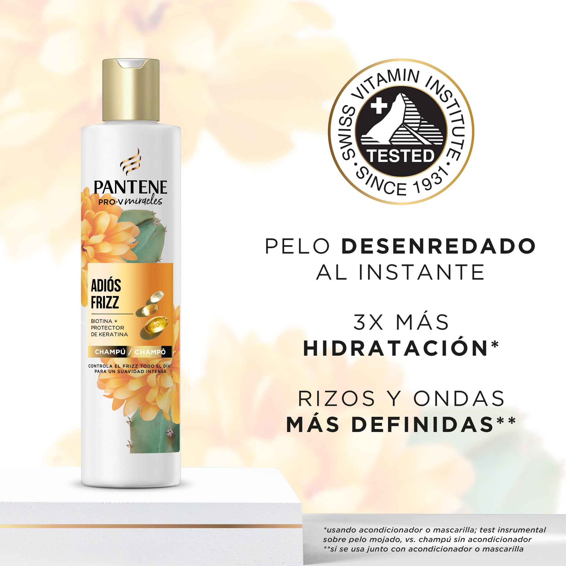 Champú prov miracle cactus Pantene 250ml
