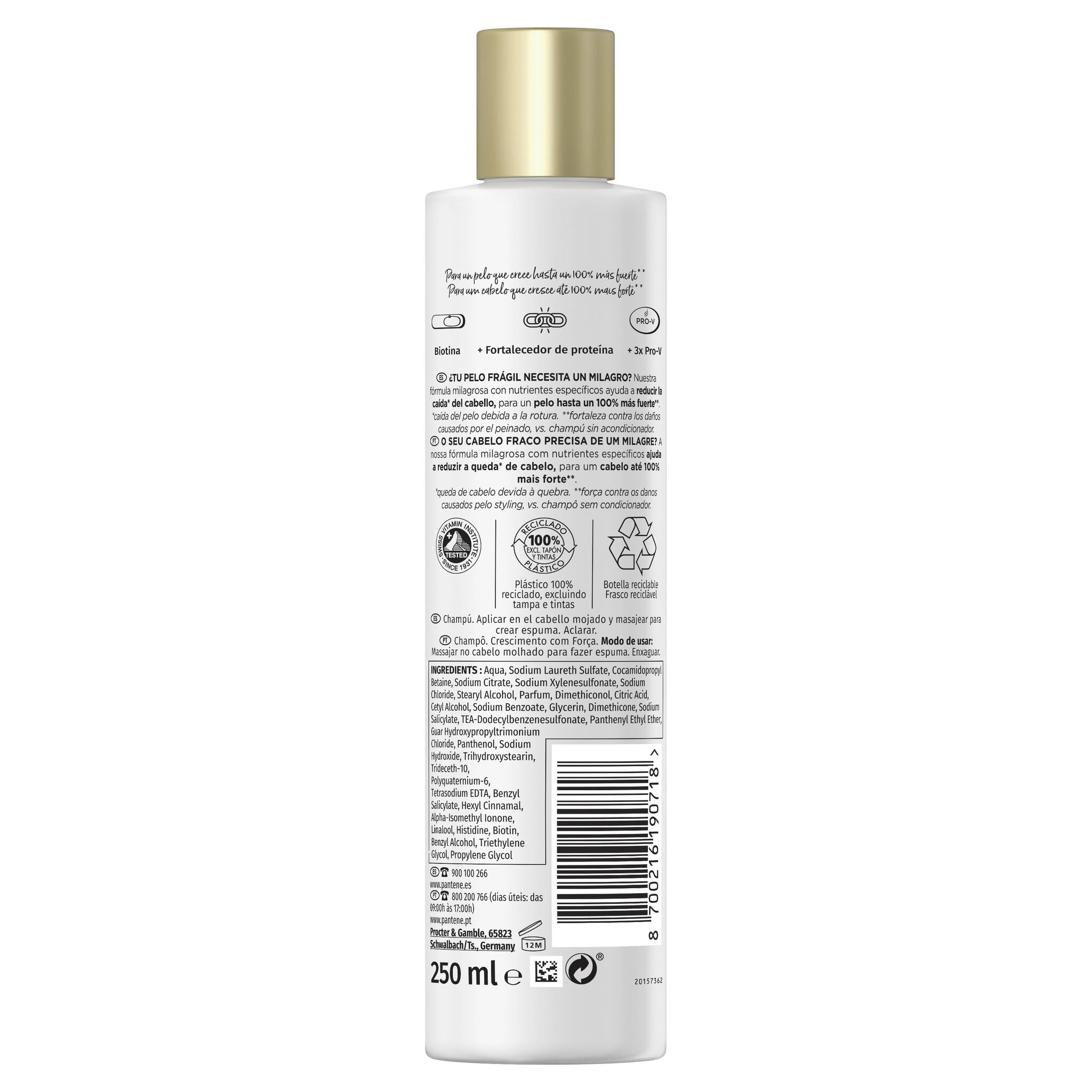 Champú bambu Pantene 250ml