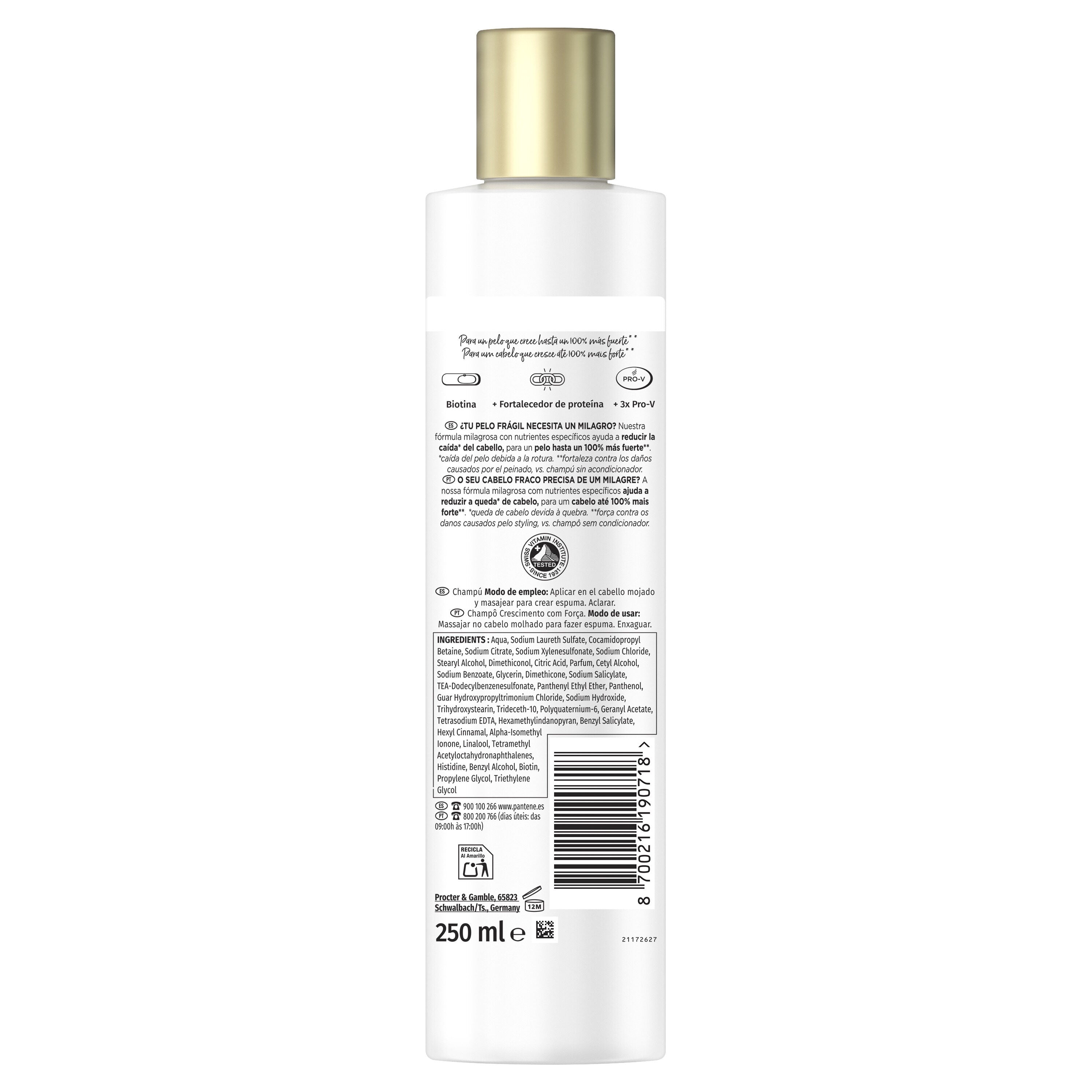 Champú bambu Pantene 250ml