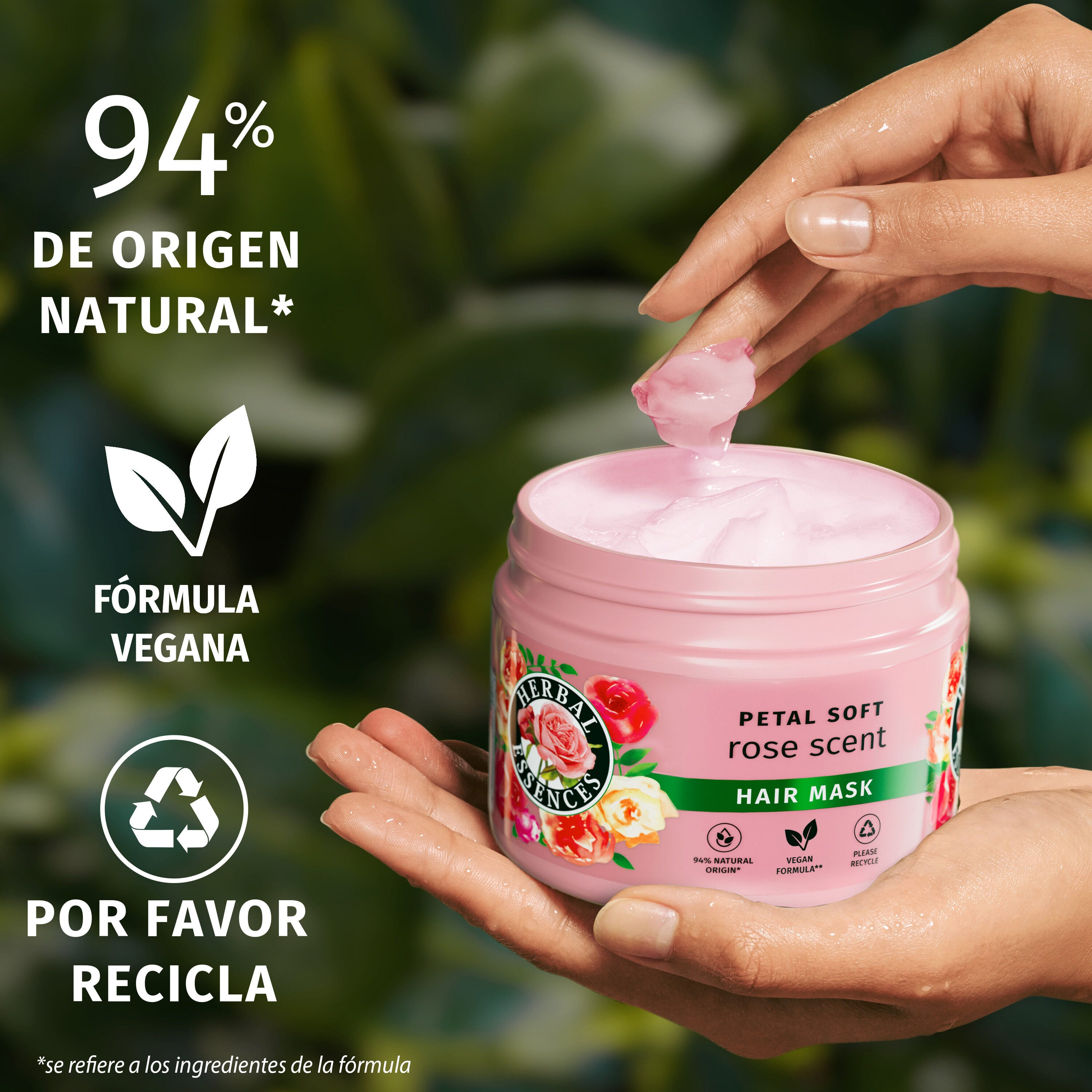 Mascarilla rosa Herbal 500ml