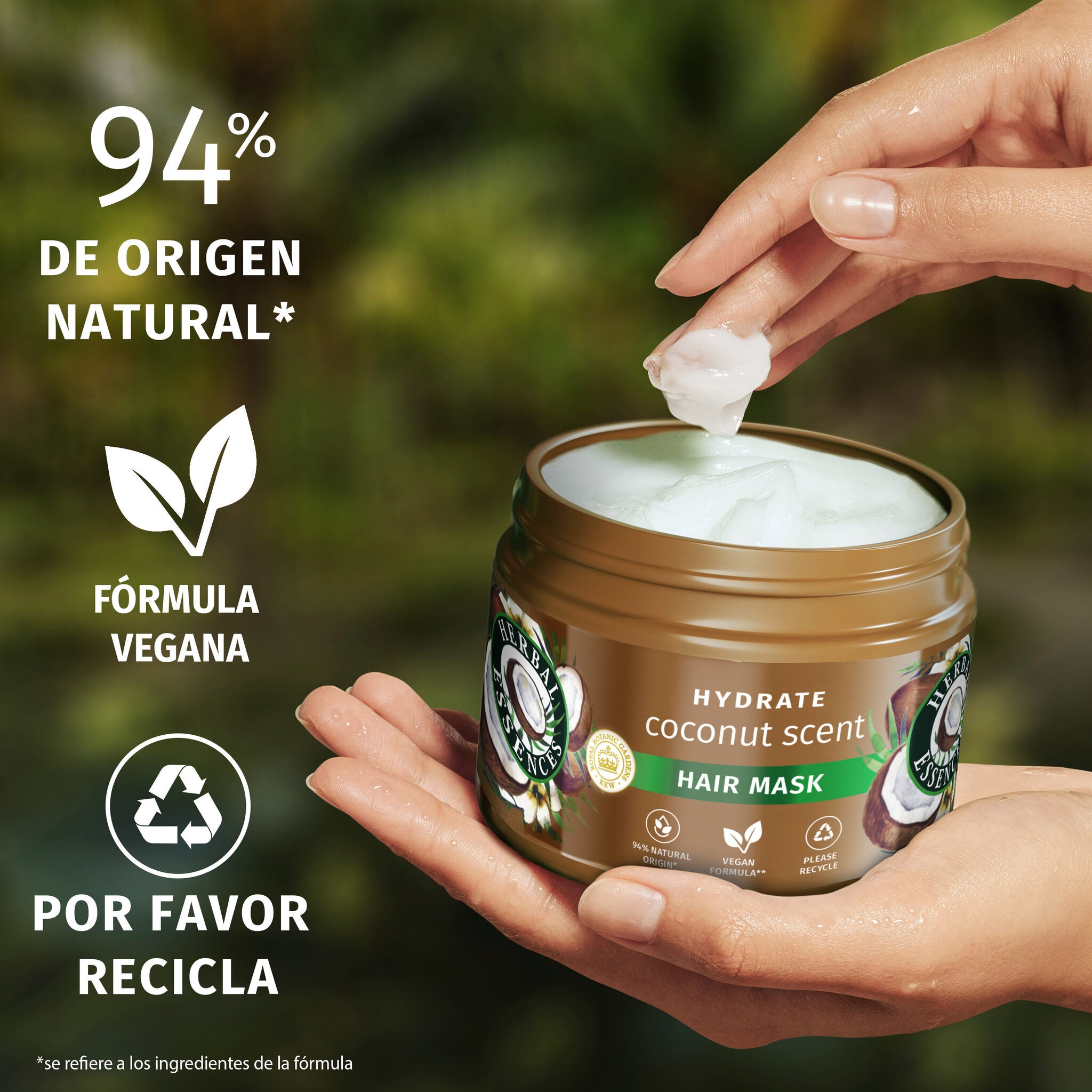 Mascarilla hidratante coco Herbal 500ml