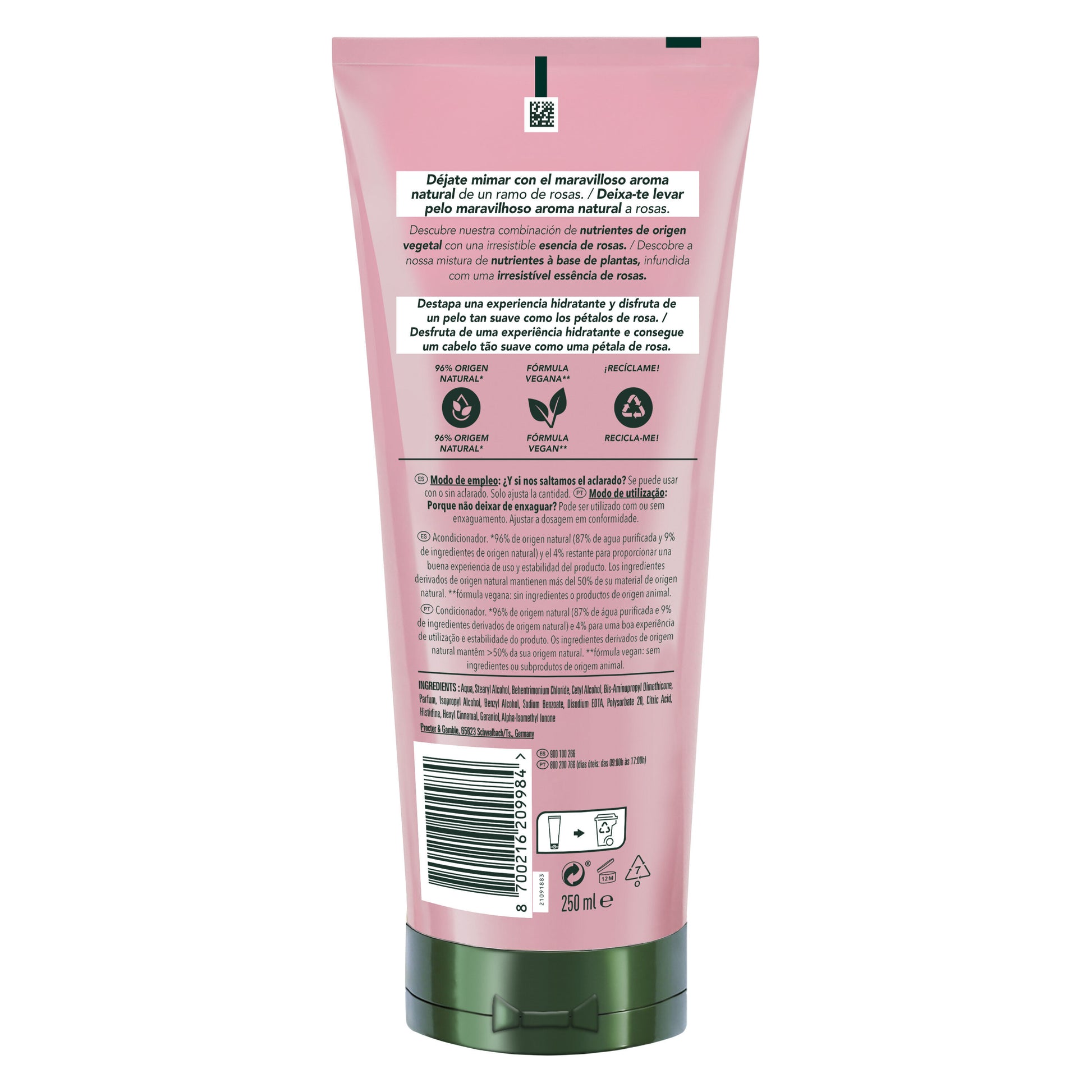 Acondicionador rosa Herbal 250ml