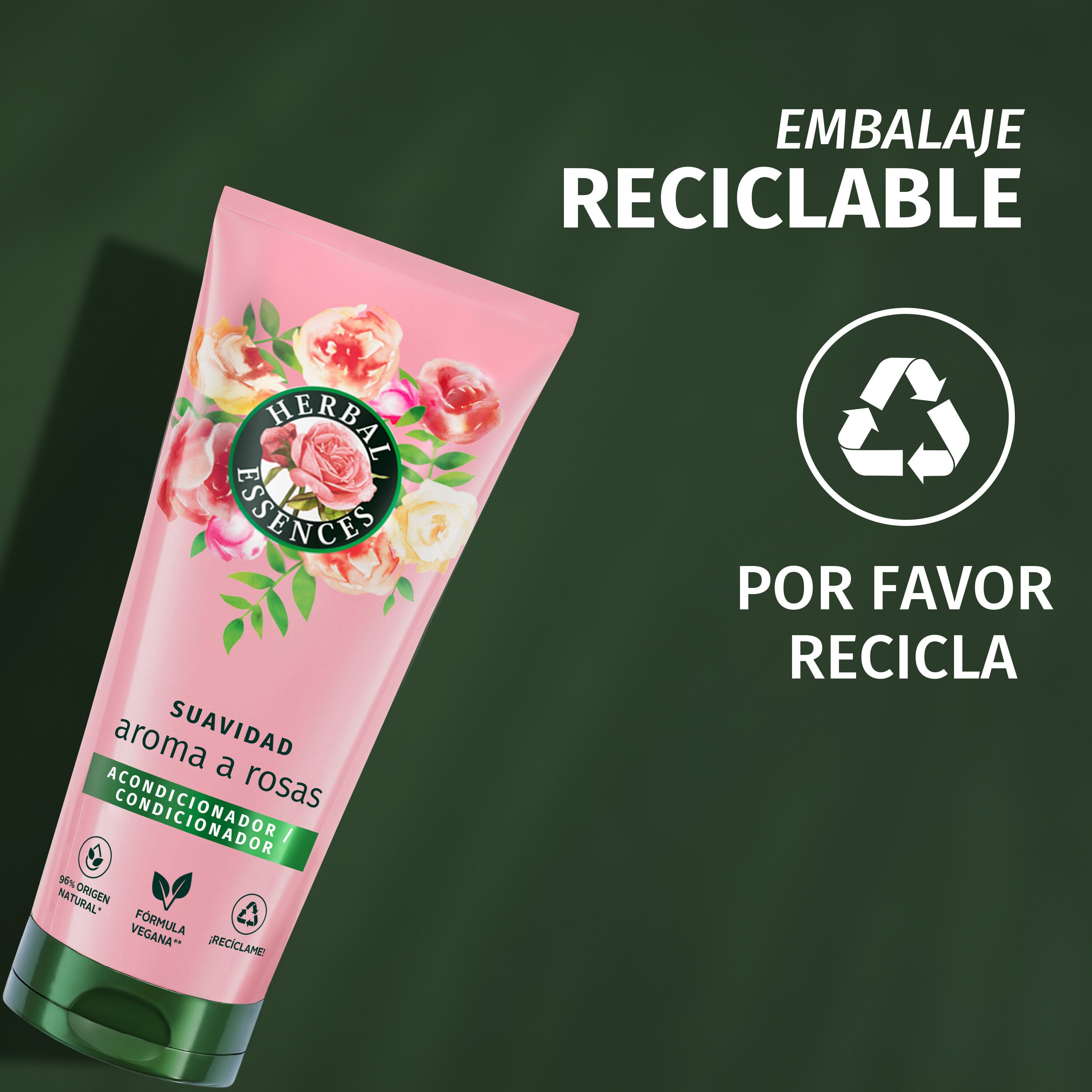 Acondicionador rosa Herbal 250ml