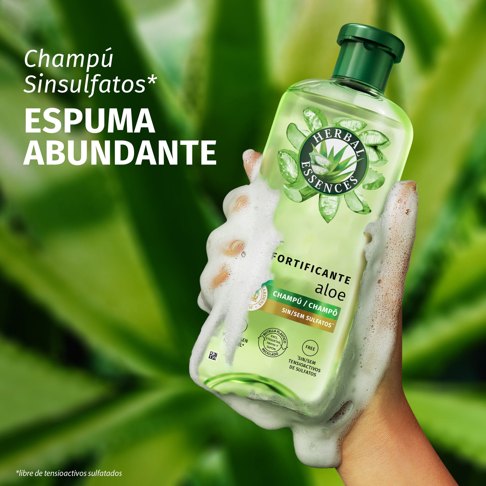 Champú fortificante aloe Herbal 350ml
