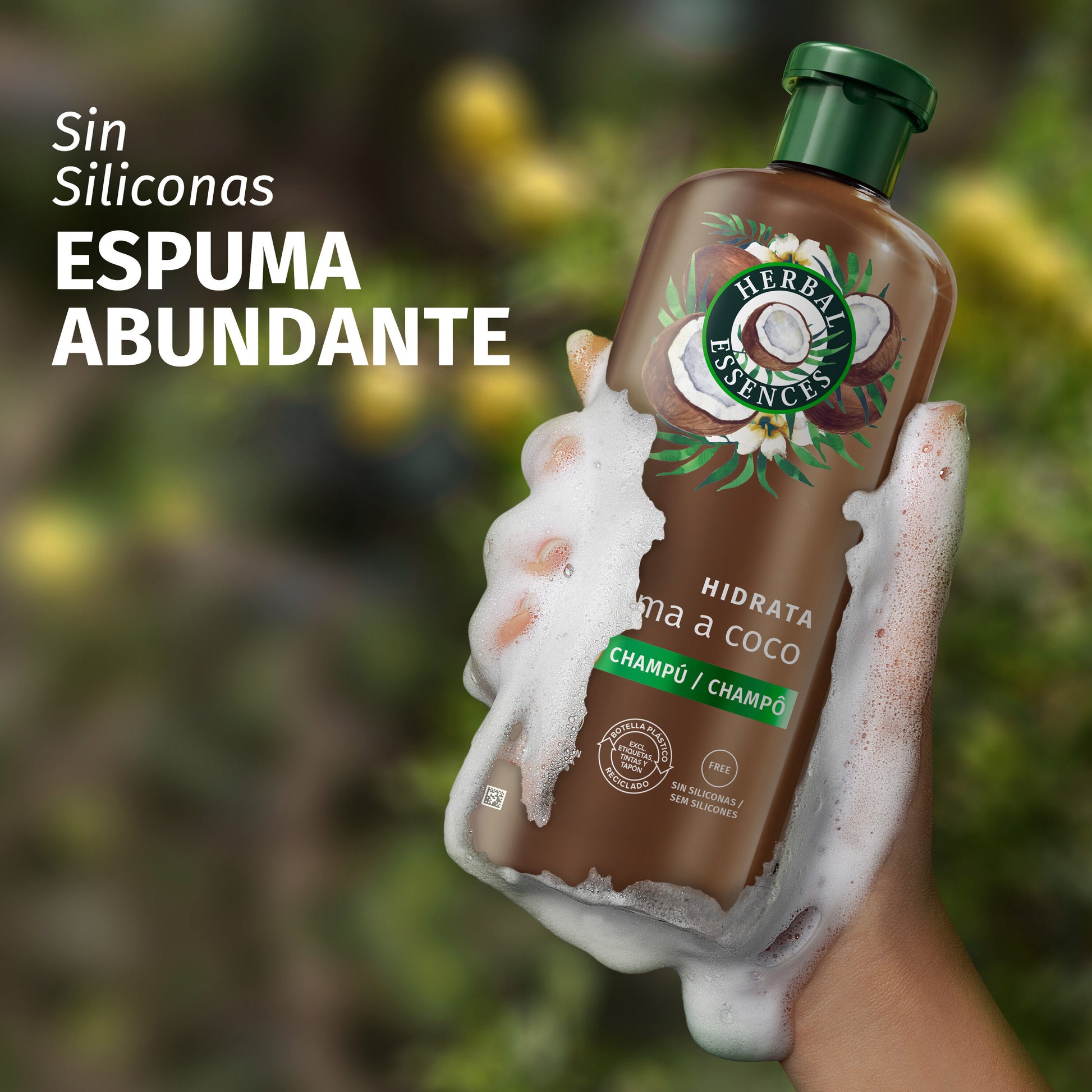 Champú hidratante coco Herbal 350ml