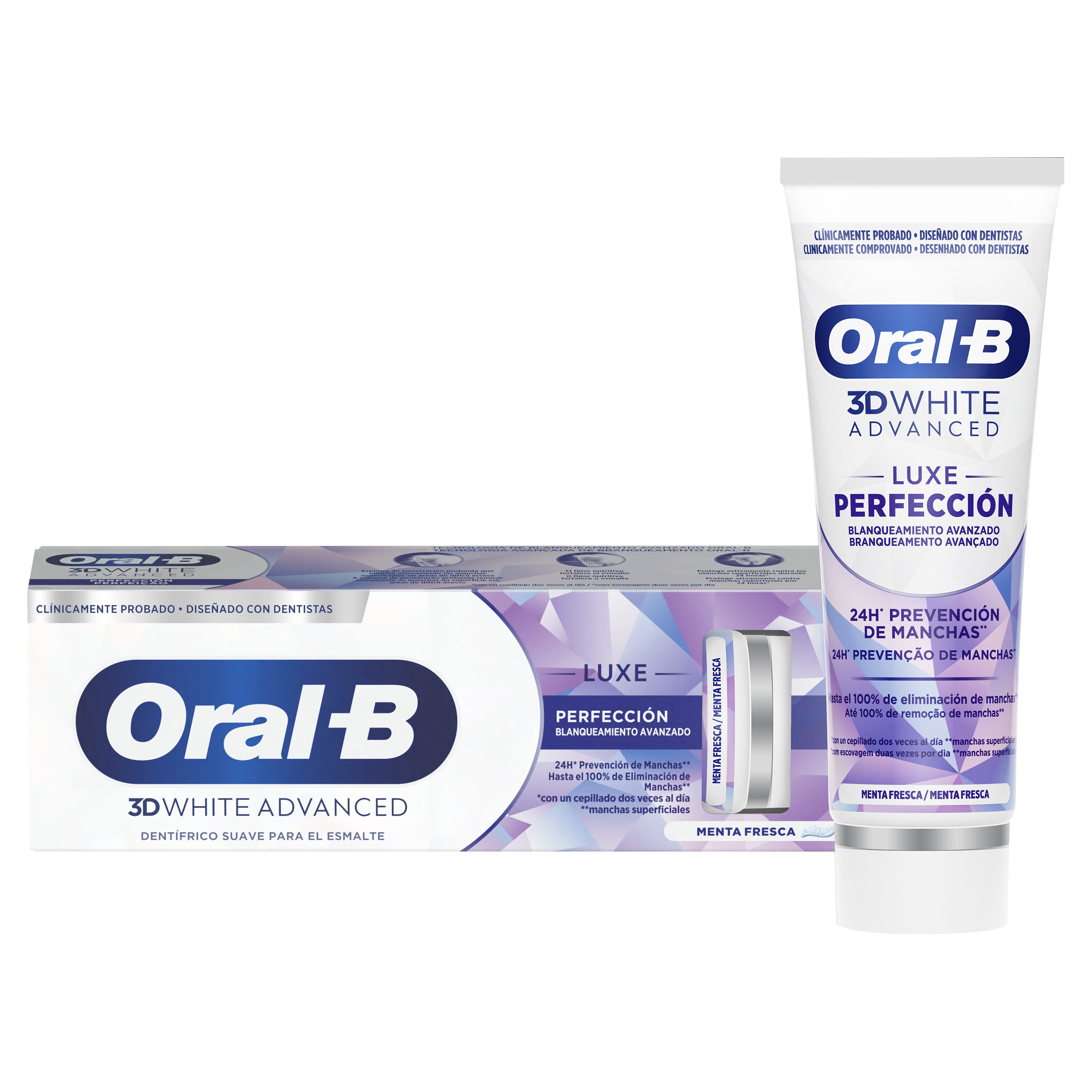 Dentífrico 3d white perfect Oral b p2 75ml/u