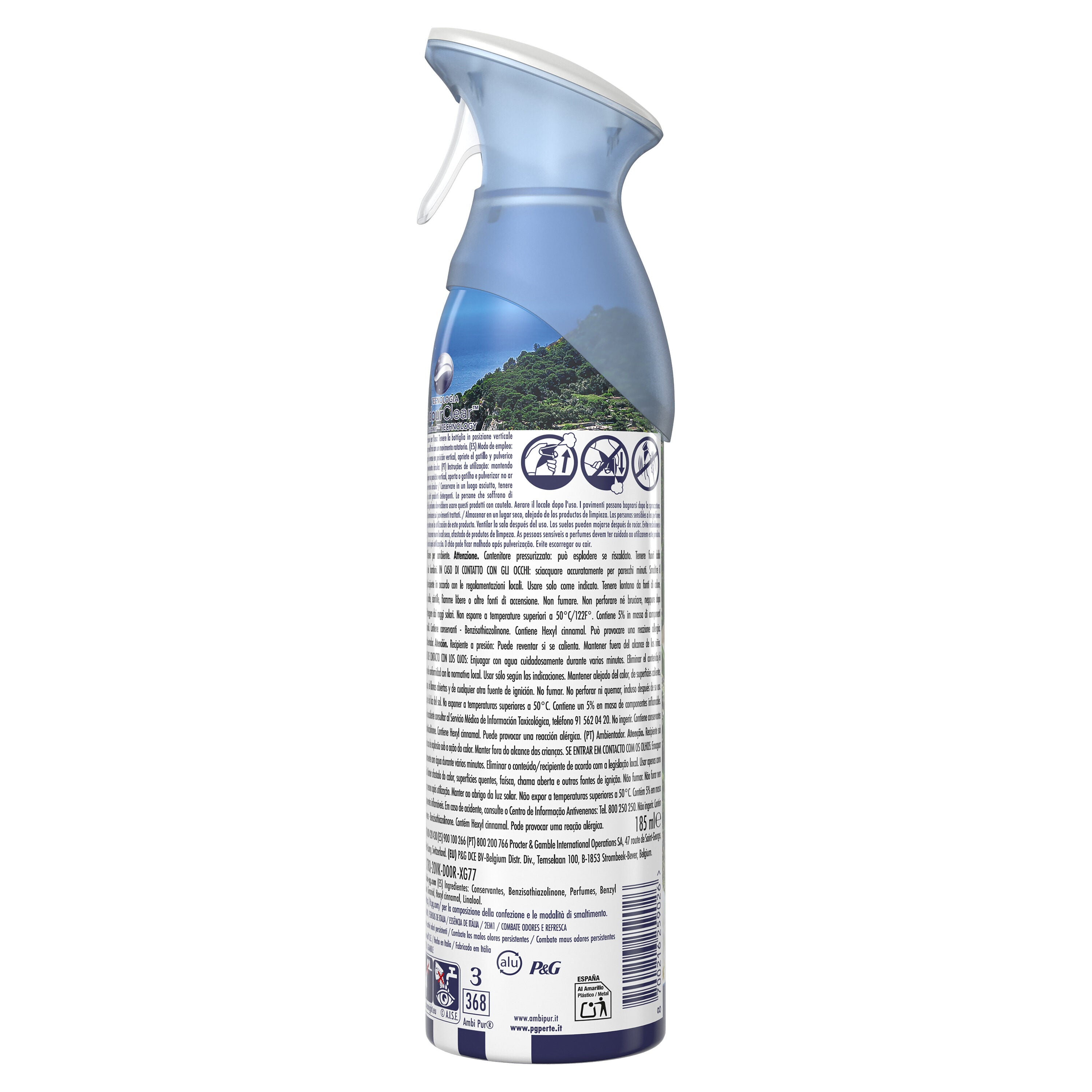 Ambientador brisa marina spray Ambipur 185ml