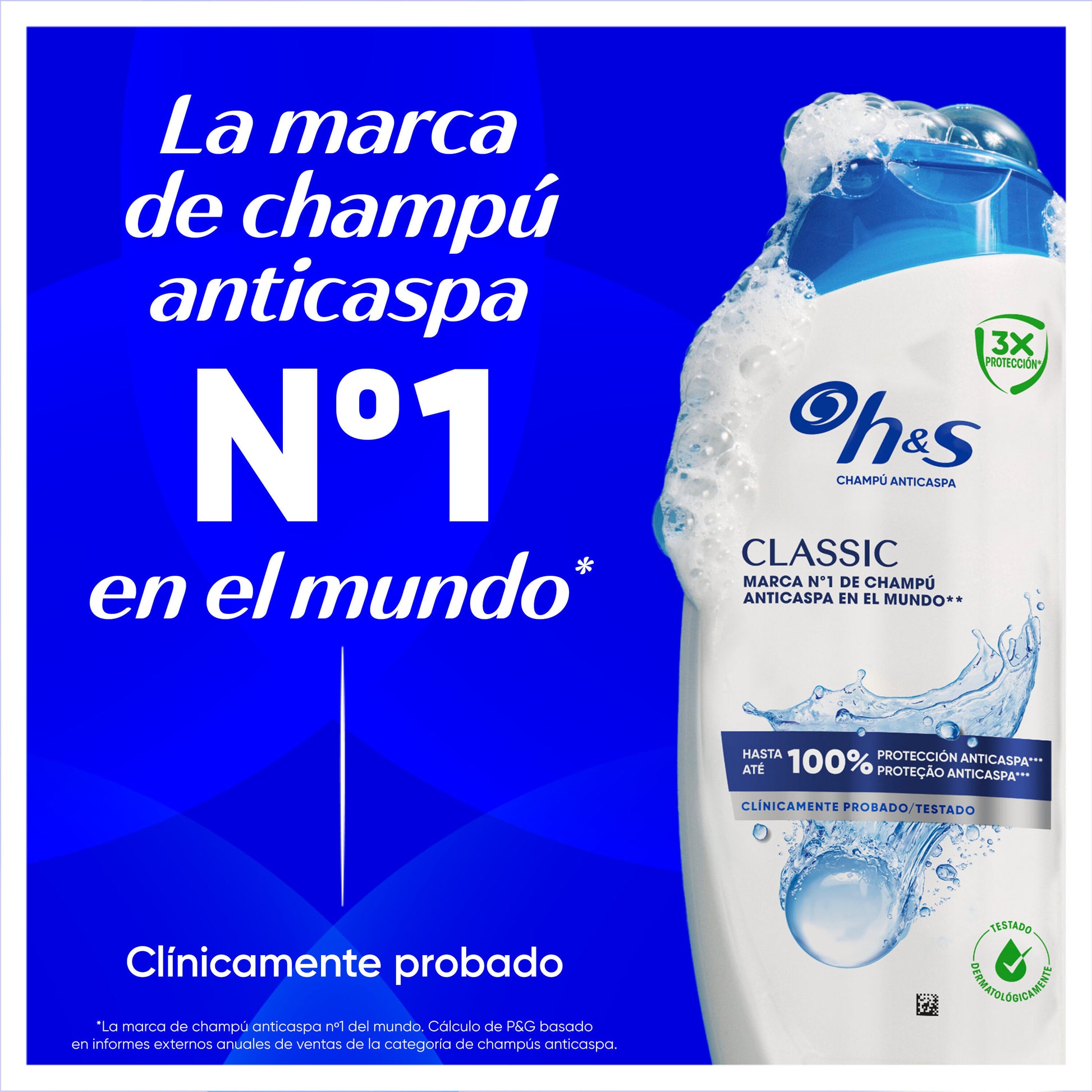 Champú classic H&S 800ml