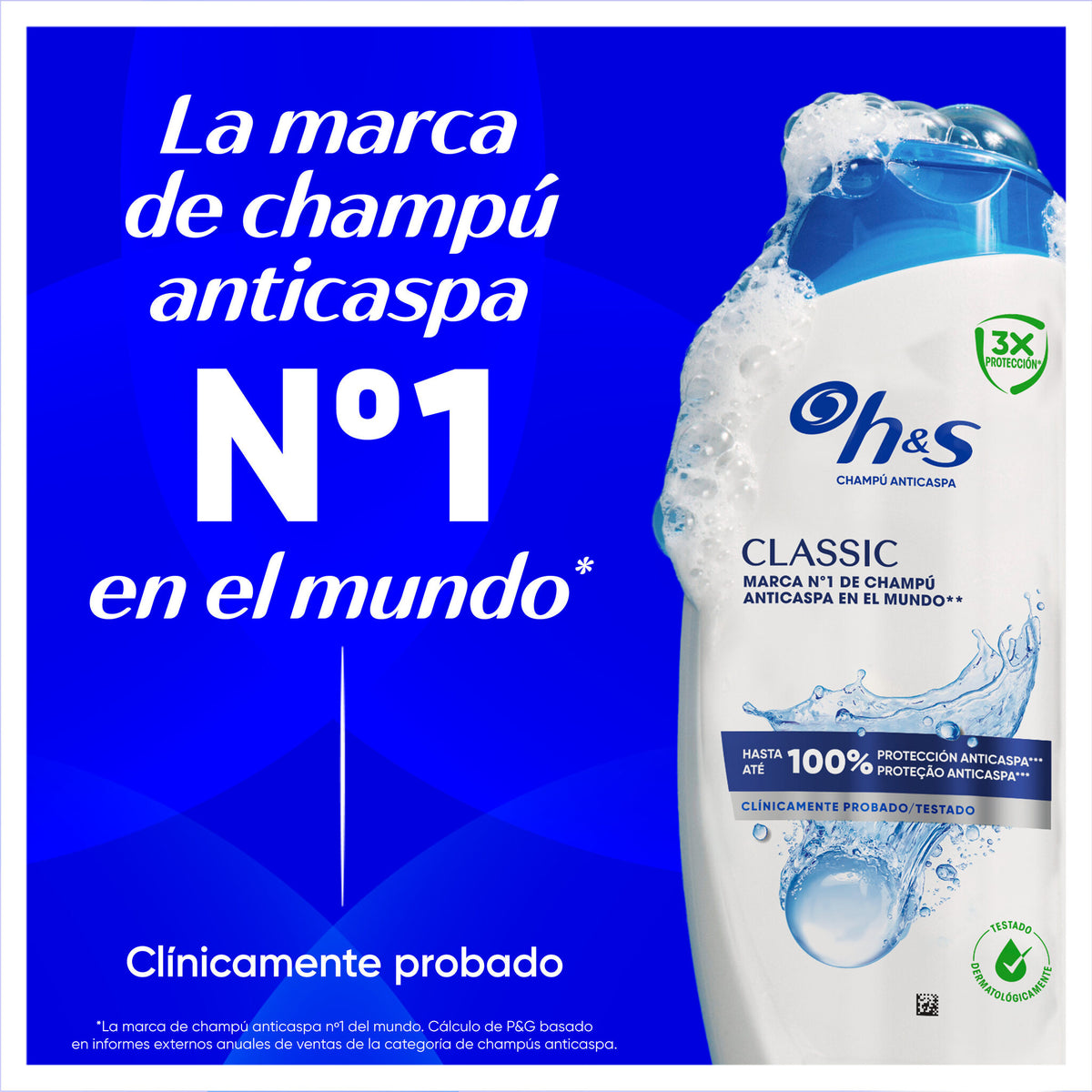 Champú classic H&S 800ml